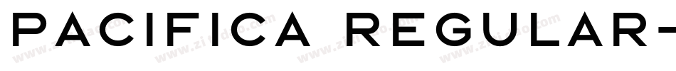 Pacifica Regular字体转换